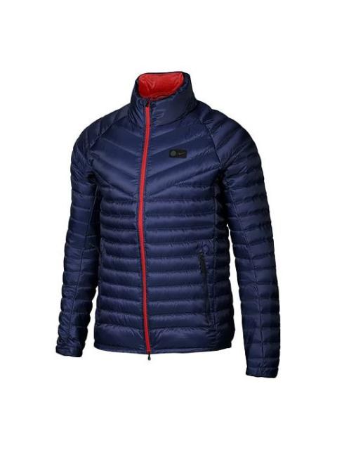 Nike Nike Paris Saint-Germain 19-20 Season Soccer/Football Training Sports Stay Warm Down Jacket Navy Blu