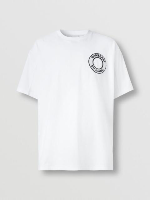Burberry Logo Graphic Cotton Oversized T-shirt