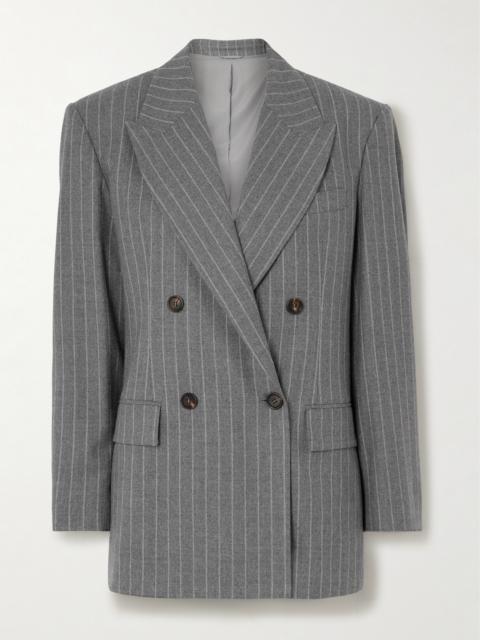 Brunello Cucinelli Striped Wool Blazer