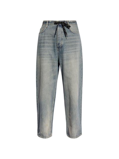 BALENCIAGA wide-leg cotton jeans