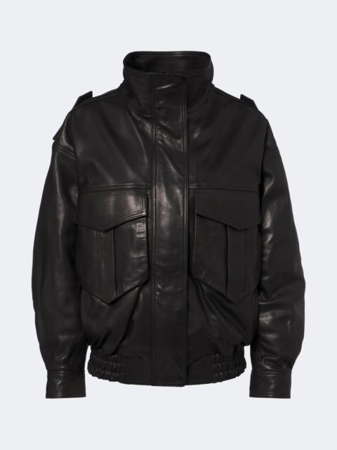 The Frankie Shop Napa leather jacket