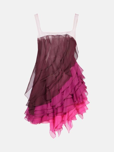NENSI DOJAKA Kiera ruffled tiered minidress