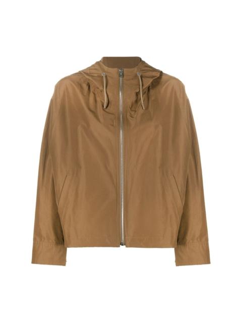 Yves Salomon zip-up hooded jacket
