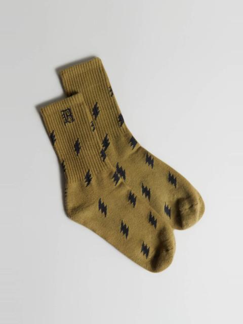 R13 R13 SOCKS - OLIVE BOLT