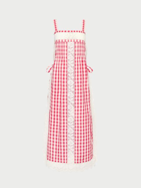 LOEFFLER RANDALL Poppy Lace Trim Dress
