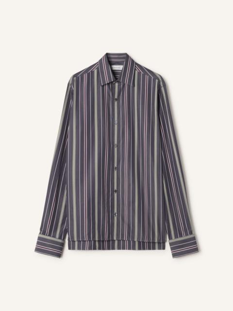 Lanvin STRAIGHT-CUT STRIPED SHIRT IN COTTON POPLIN