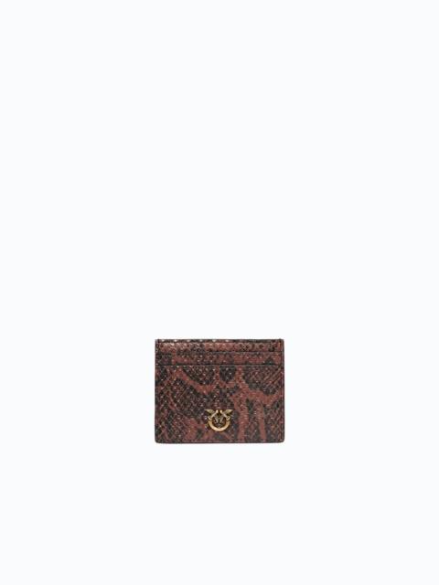 PINKO CARD HOLDER WITH PYTHON PRINT