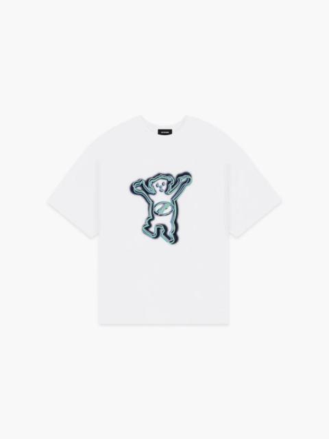 We11done White Colorful Teddy Print T-Shirt