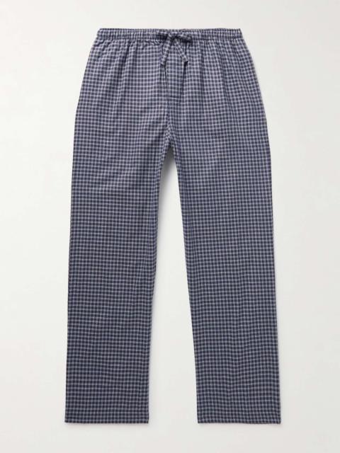 Derek Rose Braemar 32 Checked Cotton-Flannel Pyjama Trousers