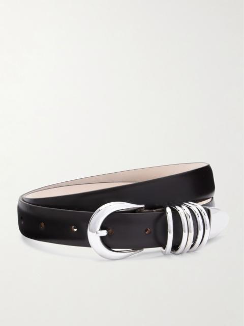 DÉHANCHE Hollyhock leather belt Dark brown