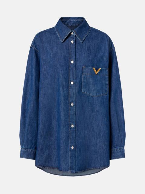 VGold chambray shirt