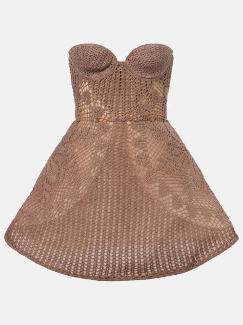MAGDA BUTRYM Crochet cotton corset dress