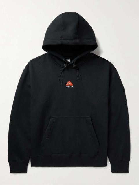 Nike ACG NRG Logo-Embroidered Cotton-Blend Jersey Hoodie
