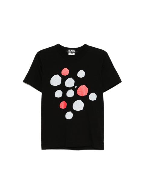 BLACK COMME des GARÇONS printed T-shirt