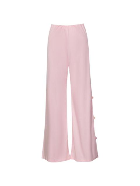 BAOBAB Wayra resin-stones embellished-slit trousers