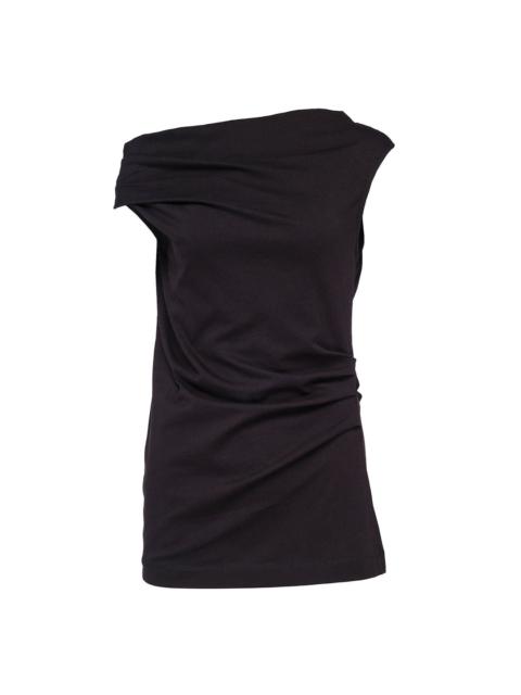 Dries Van Noten One Shoulder Drape Top