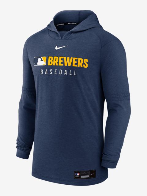Nike Milwaukee Brewers Authentic Collection Men's Nike Dri-FIT MLB Pullover Hoodie