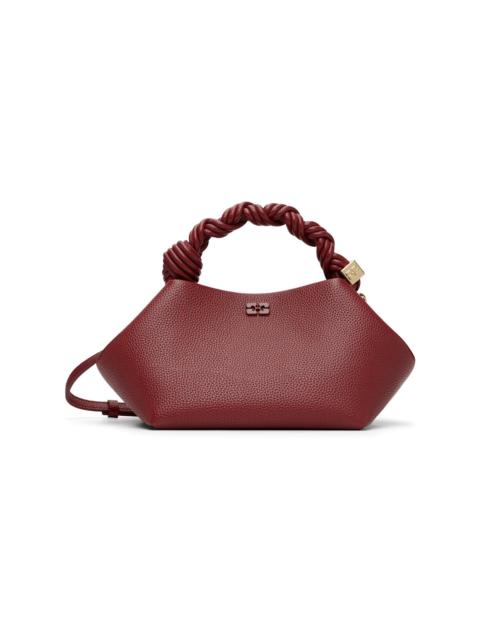 GANNI Red Grained Small Bou Bag