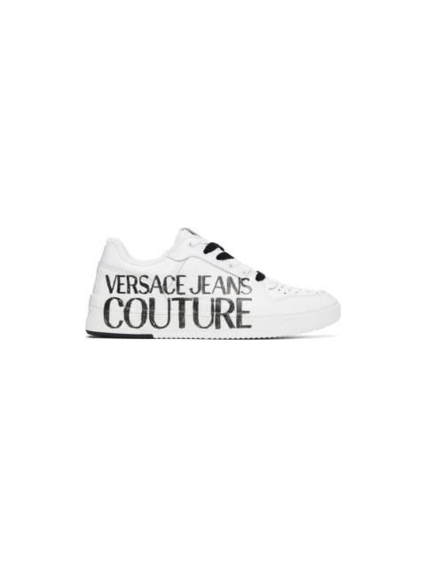 VERSACE JEANS COUTURE White & Black Starlight Sneakers