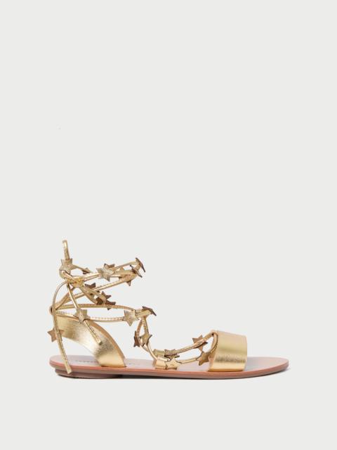 LOEFFLER RANDALL Starla Gold Wrap Sandal