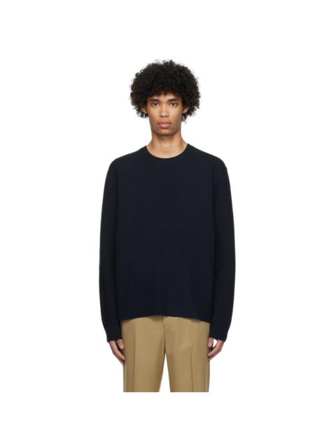 SOLID HOMME Navy Crewneck Sweater