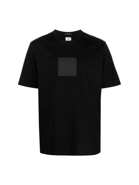 logo-patch cotton-jersey T-shirt