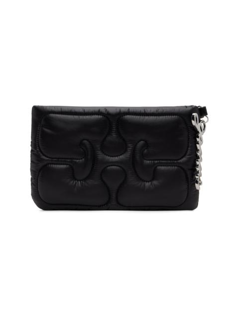 GANNI Black Quilted Re-Tech Pouch