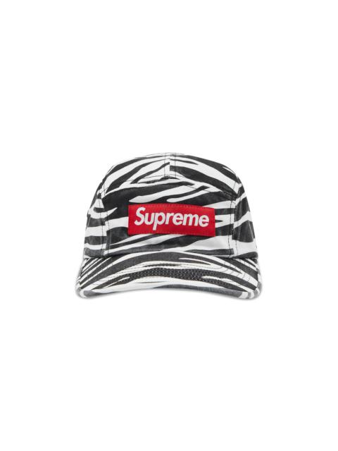 Supreme Washed Chino Twill Camp Cap 'Zebra'