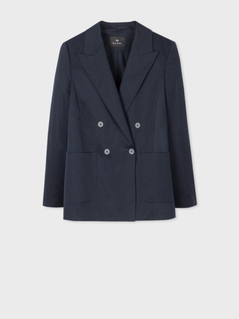 Paul Smith Navy Double Breasted Blazer