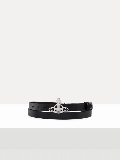 Vivienne Westwood SMALL LINE ORB BUCKLE BELT