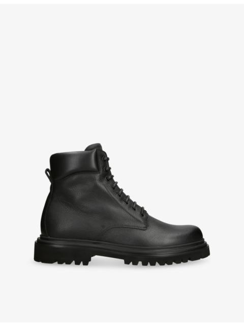 Dolce & Gabbana Lace-Up Leather Boots