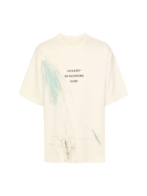 Scribble organic cotton T-shirt