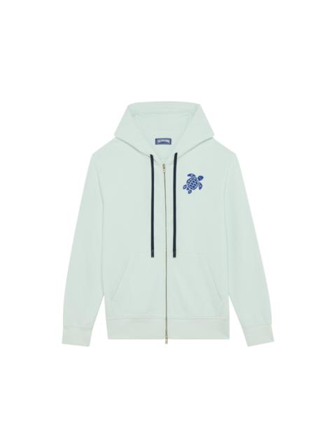 Vilebrequin Men Cotton Full Zip Cardigan Turtle