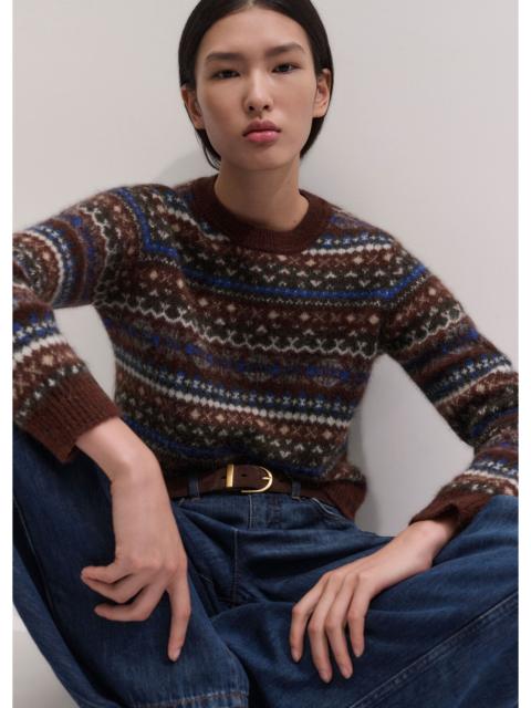ME+EM Fair Isle Relaxed Sweater