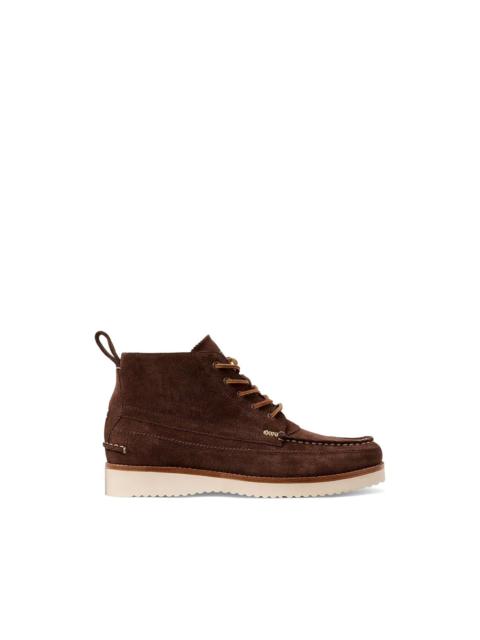 Polo Ralph Lauren lace-up moccasin boots