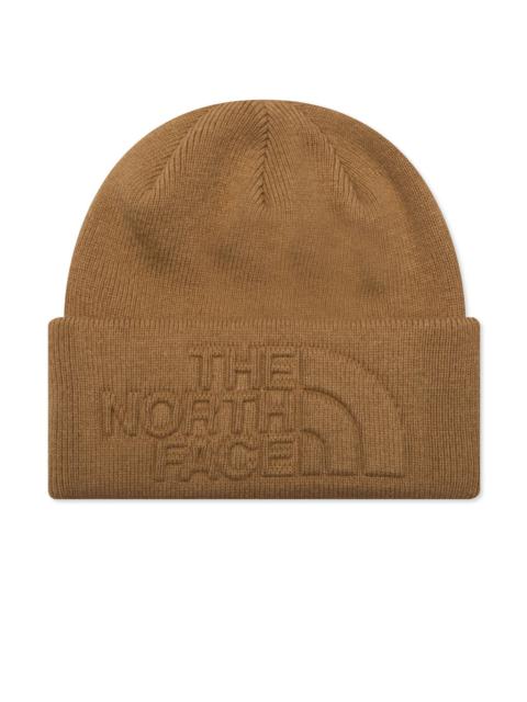 The North Face URBAN EMBOSSED BEANIE - ALMOND BUTTER