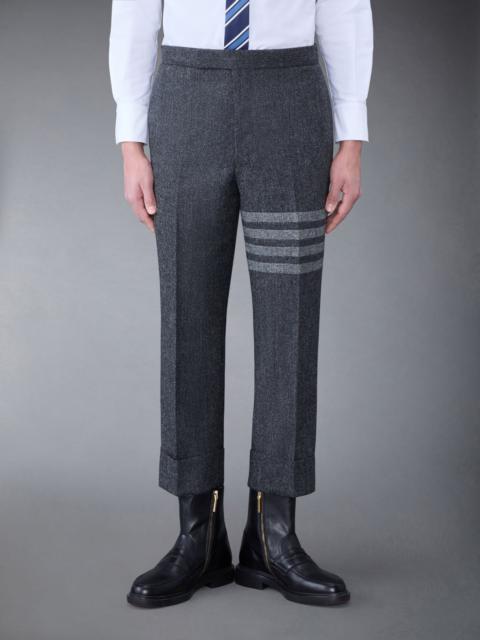 Thom Browne Donegal Tweed Low Rise 4-Bar Backstrap Trouser