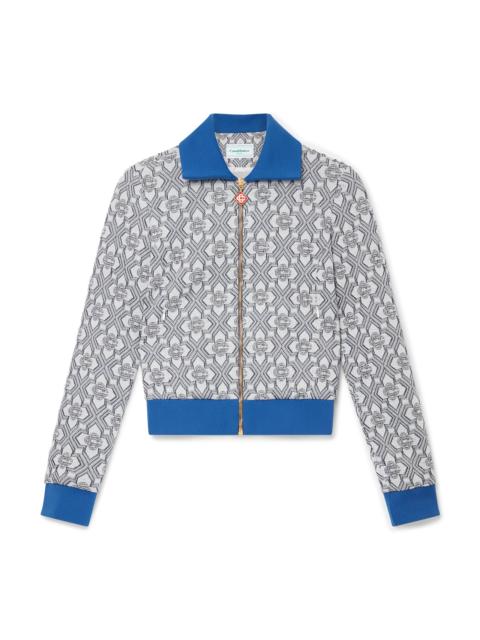 CASABLANCA Zip Jacquard Knit Trackpant