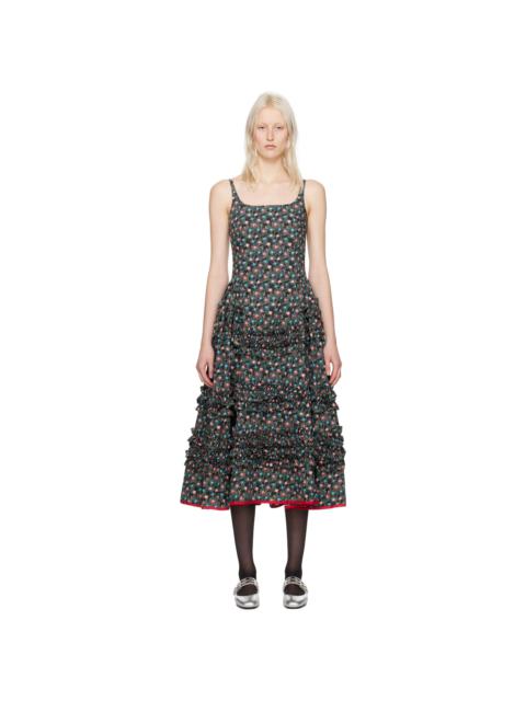 Molly Goddard Black Ruby Maxi Dress