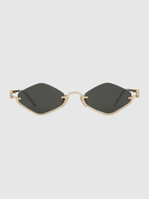 GUCCI Geometric frame sunglasses