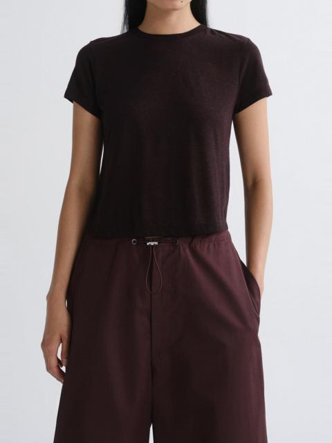 AGOLDE ADINE SHRUNKEN TEE (TENCEL JERSEY) IN RISTRETTO