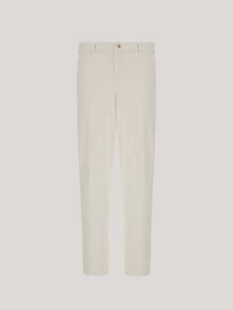 WHITE CARROT-FIT CHINOS IN COMFORT COTTON TWILL