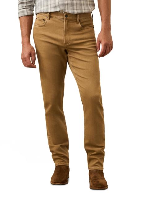 FAHERTY Men's Stretch Terry Five-Pocket Pants - Elk Brown