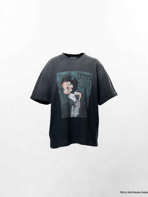 KAMIYA Betty Boop™ × KAMIYA "I’m coming out" Distressed T-shirt