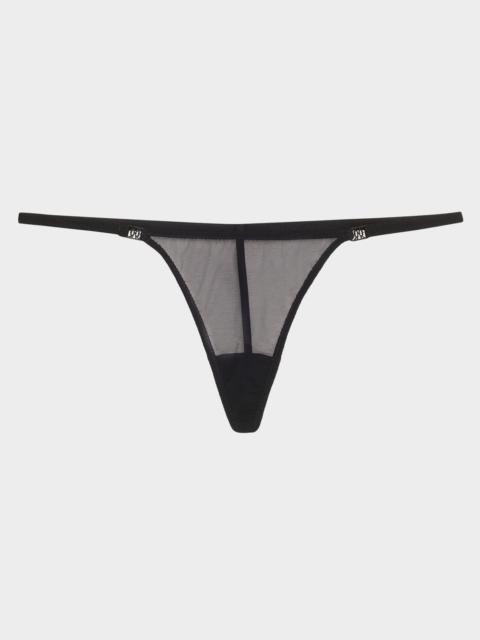 KIKI DE MONTPARNASSE Brienne Sheer Mesh G-String