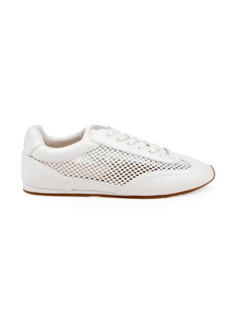 L'AGENCE Women's Jarah Low-Top Sneakers - White Leather
