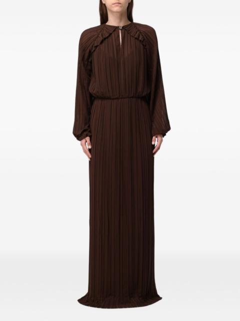 FABIANA FILIPPI pleated ruffled maxi dress