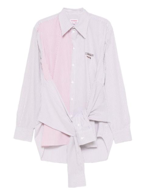 CHARLES JEFFREY LOVERBOY striped knot hug shirt