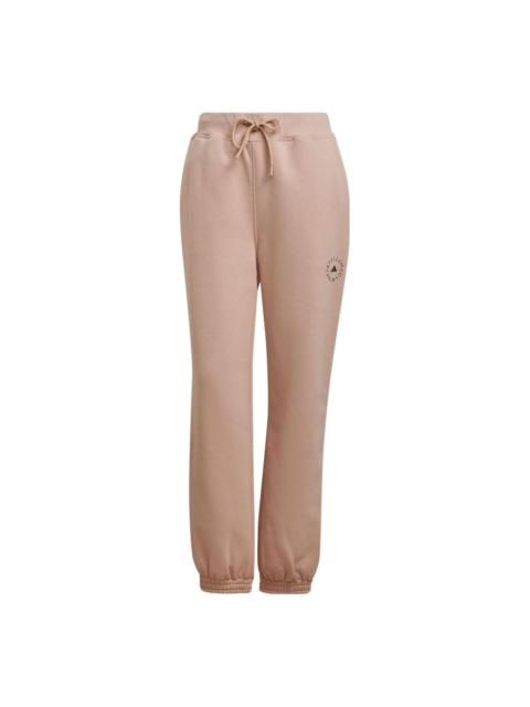 adidas (WMNS) adidas By Stella McCartney Agent Of Kindness Loose Fit Sweat Pants 'Beige' H59287