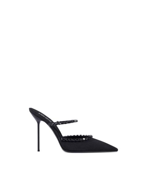 PARIS TEXAS Lidia crystal-embellished pointed mules